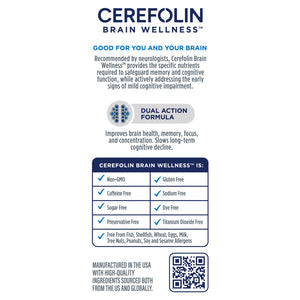 Cerefolin Brain Wellness® Good for you and your brain